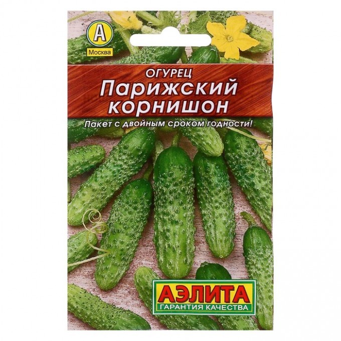 Семена огурец Парижский корнишон АЭЛИТА 7349396-3p 10 уп. 1731653-10P